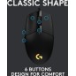 Logitech Gaming Mouse G102 LIGHTSYNC Optisk Kablet Sort
